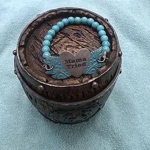 turquoise mama tried bracelet